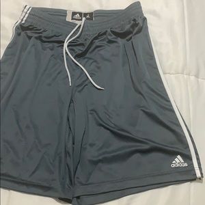 Adidas Basketball Shorts XL onyx w/white stripes